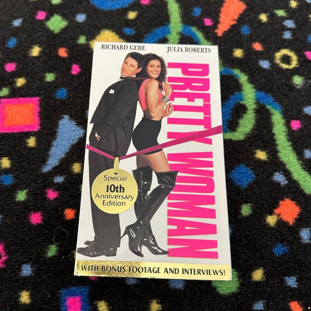 PRETTY WOMAN 10TH ANNIVERSARY (SOFT COVER) VHS‎